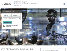 Tablet Screenshot of lemeridienbangkokpatpong.com